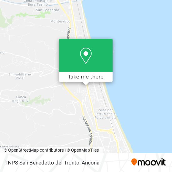 INPS San Benedetto del Tronto map