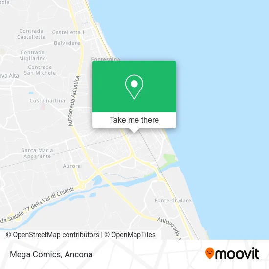 Mega Comics map