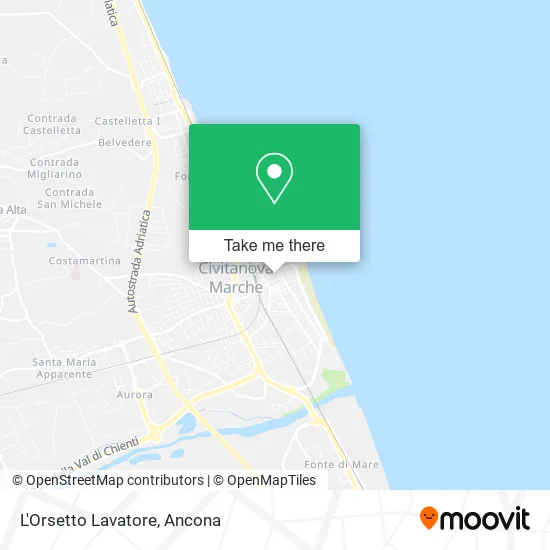 L'Orsetto Lavatore map