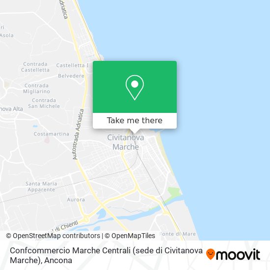 Confcommercio Marche Centrali (sede di Civitanova Marche) map