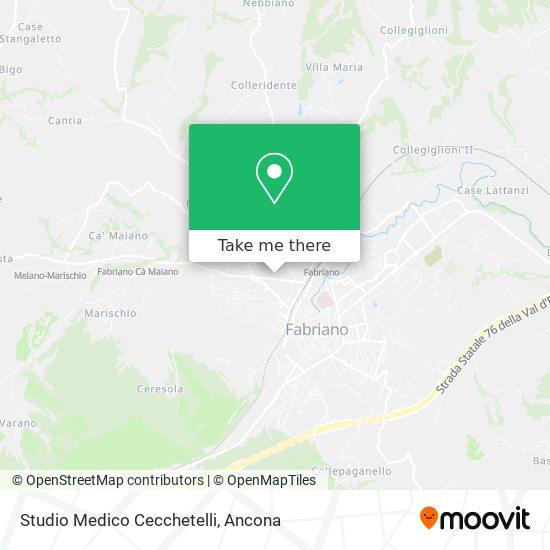 Studio Medico Cecchetelli map