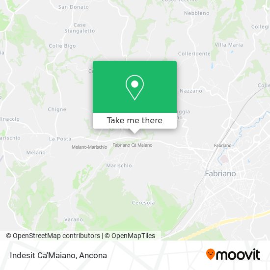 Indesit Ca'Maiano map