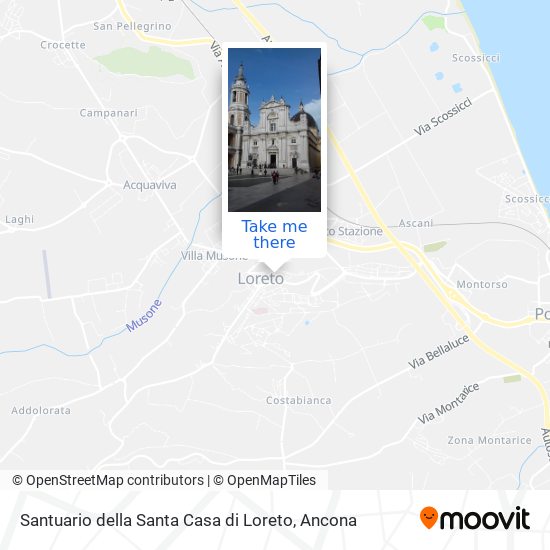 Santuario della Santa Casa di Loreto map