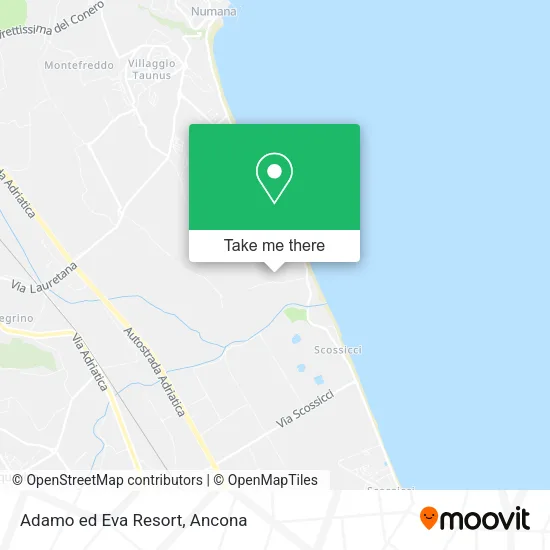 Adamo and Eva Resort map