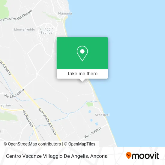 Centro Vacanze Villaggio De Angelis map