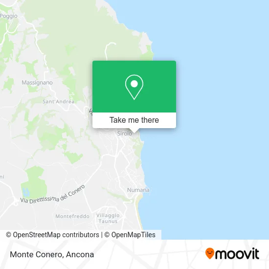 Monte Conero map