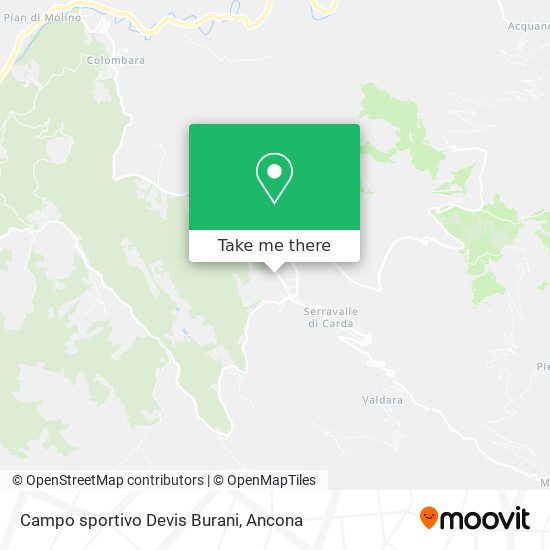 Campo sportivo Devis Burani map