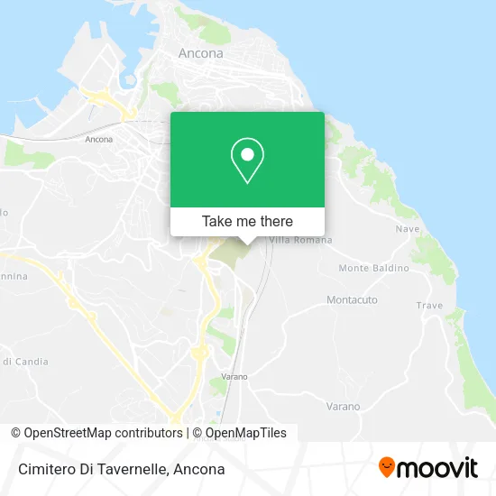 Cimitero Di Tavernelle map