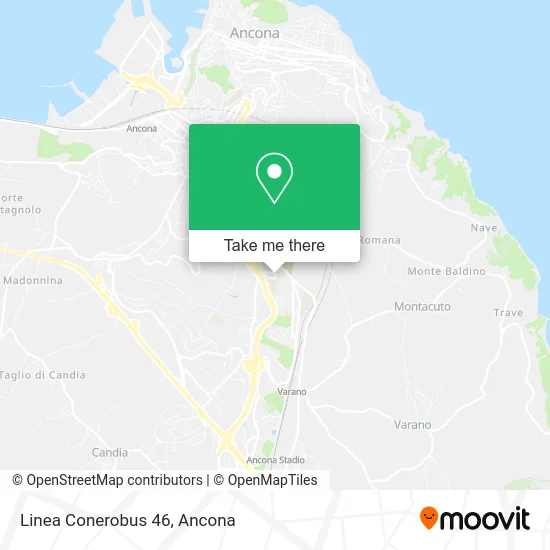 Conerobus Line 46 map