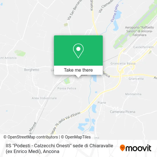 IIS "Podesti - Calzecchi Onesti" sede di Chiaravalle (ex Enrico Medi) map