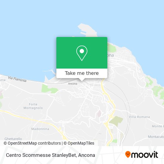 Centro Scommesse StanleyBet map