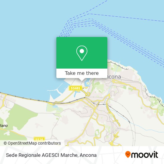 Sede Regionale AGESCI Marche map