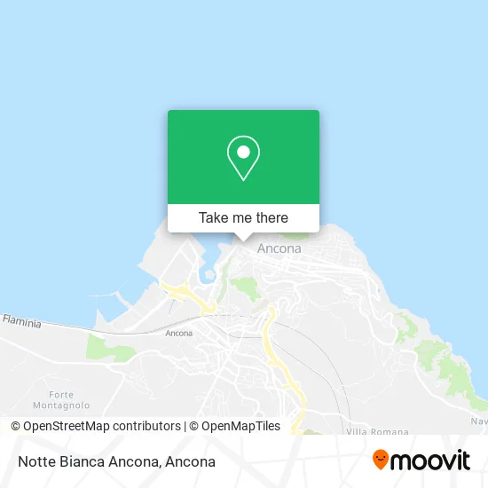 Notte Bianca Ancona map