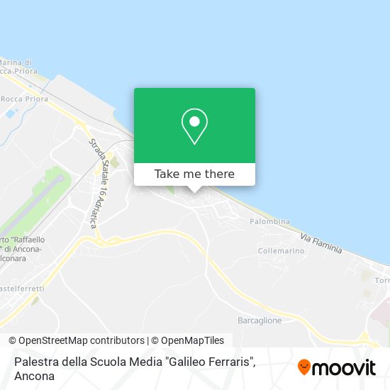 Palestra della Scuola Media "Galileo Ferraris" map