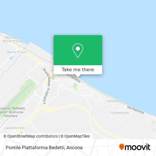 Pontile Piattaforma Bedetti map