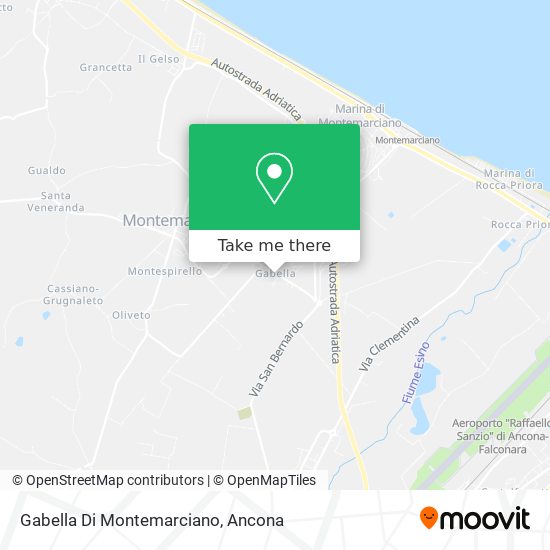 Gabella Di Montemarciano map