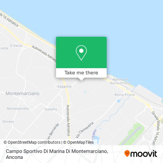 Campo Sportivo Di Marina Di Montemarciano map