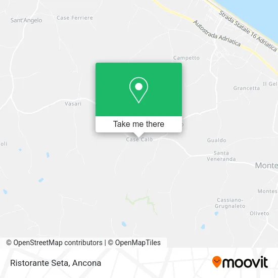 Ristorante Seta map