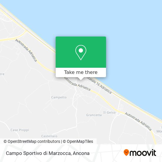 Campo Sportivo di Marzocca map