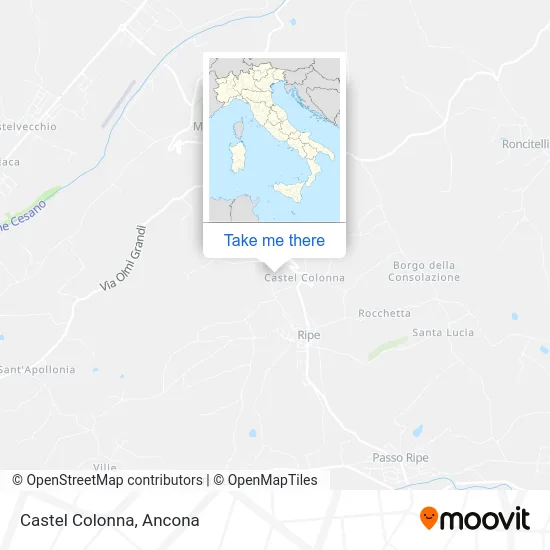 Castel Colonna map