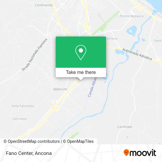 Fano Center map