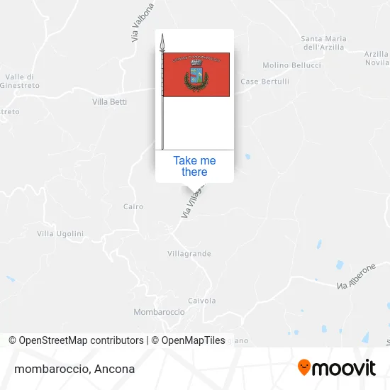 Mombaroccio map