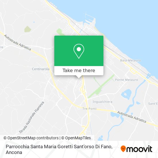 Parrocchia Santa Maria Goretti Sant'orso Di Fano map