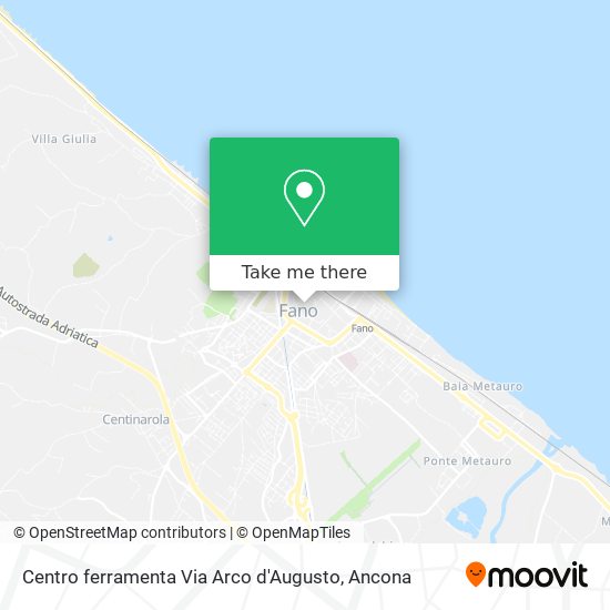Centro ferramenta Via Arco d'Augusto map