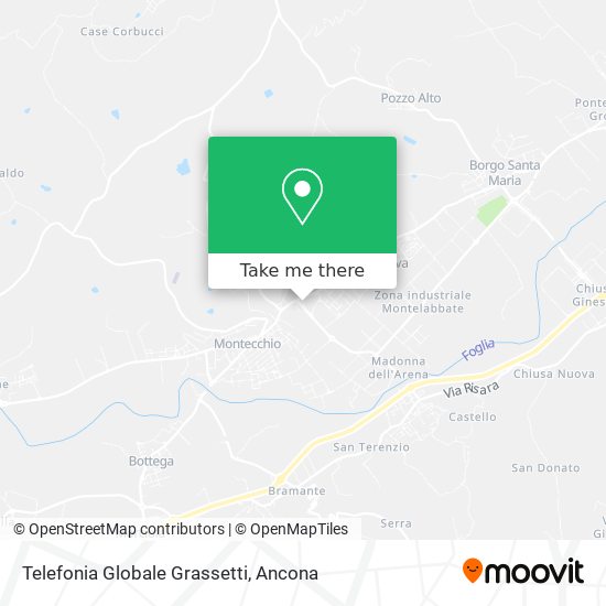 Telefonia Globale Grassetti map