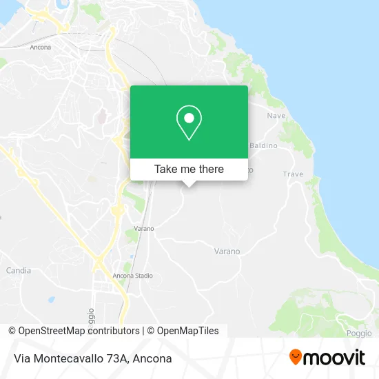 Via Montecavallo 73A map