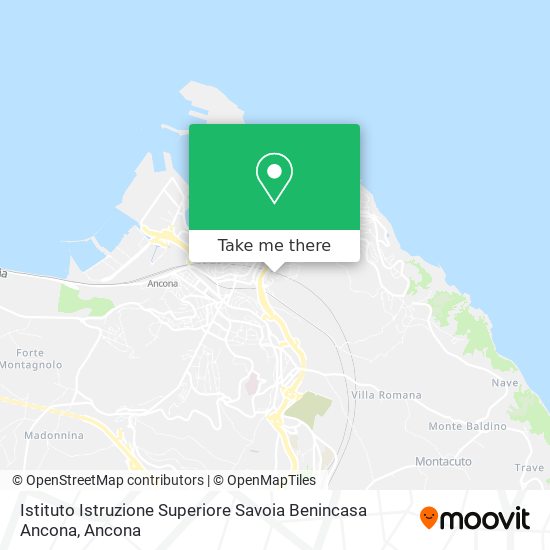 Istituto Istruzione Superiore Savoia Benincasa Ancona map