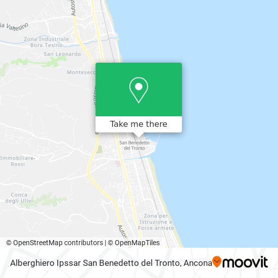 Alberghiero Ipssar San Benedetto del Tronto map