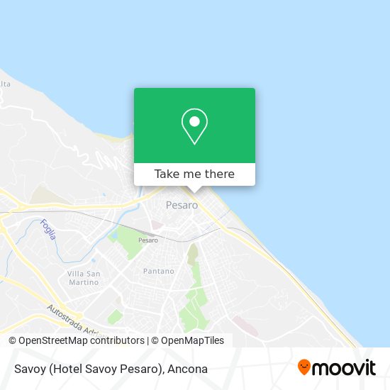 Savoy (Hotel Savoy Pesaro) map