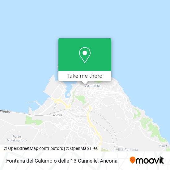 Fontana del Calamo o delle 13 Cannelle map