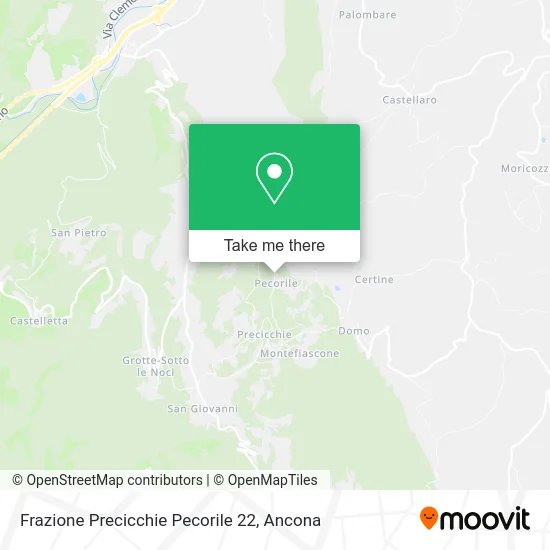 Precicchie Pecorile 22 District map