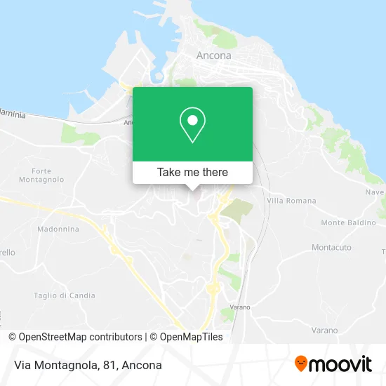 Montagnola Street, 81 map