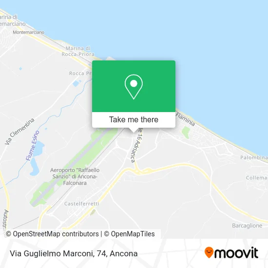 Via Guglielmo Marconi, 74 map