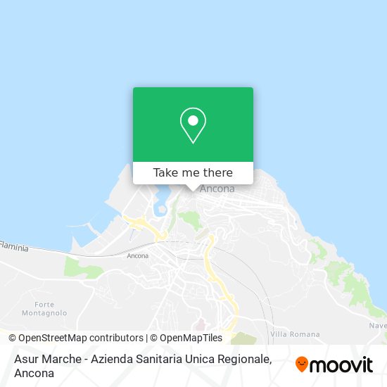 Asur Marche - Azienda Sanitaria Unica Regionale map
