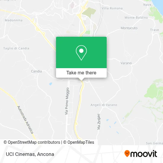 UCI Cinemas map