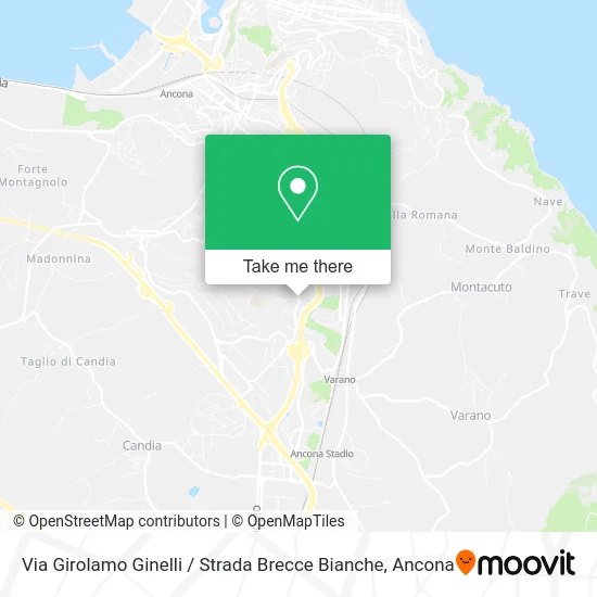 Via Girolamo Ginelli / Strada Brecce Bianche map