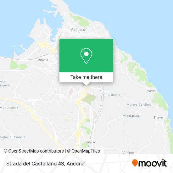 Castellano Street 43 map