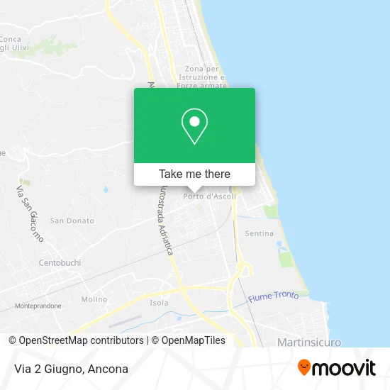 Via 2 Giugno map