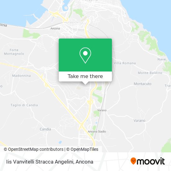 Iis Vanvitelli Stracca Angelini map