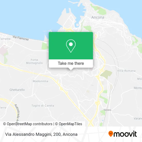 Via Alessandro Maggini, 200 map