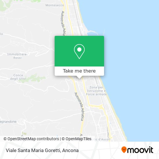 Viale Santa Maria Goretti map