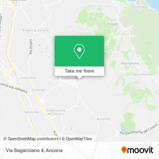 Via Bagacciano  4 map