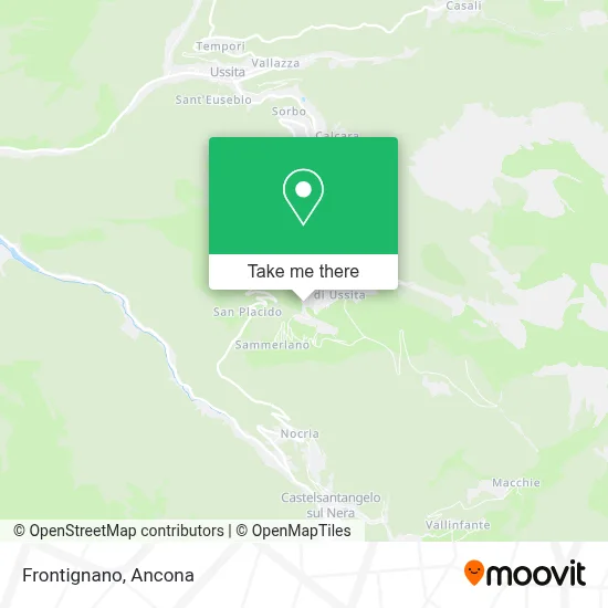 Frontignano map