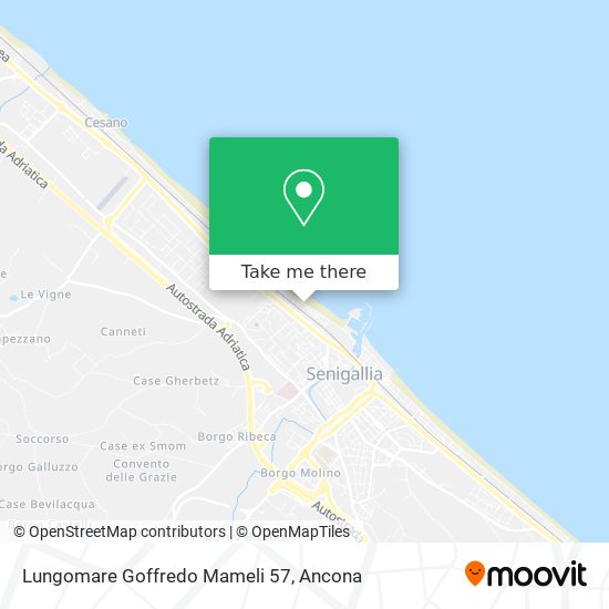 Lungomare Goffredo Mameli 57 map