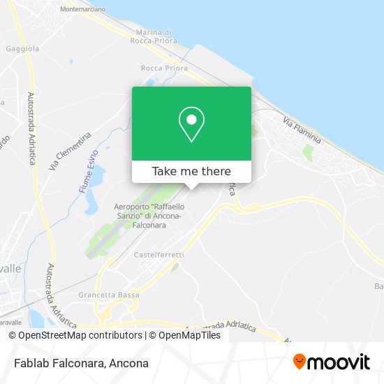 Fablab Falconara map