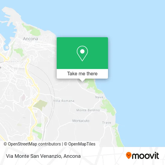 Via Monte San Venanzio map